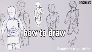 How to Draw Body (Tutorial) Drawing Sketches