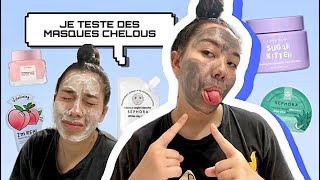 JE TESTE DES MASQUES VISAGE WTF, ET J’AIME PAS DU TOUT PTDR AIDEZ MOI !