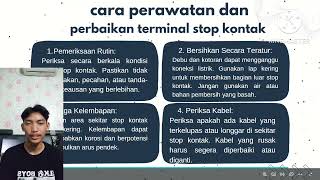 Perawatan Perbaikan Pada Terminal Stopkontak