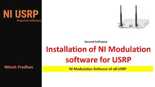 NI Modulation Software Installation for USRP