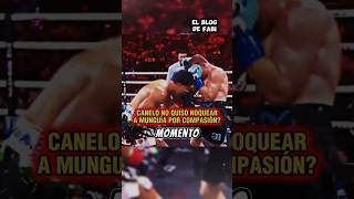 Canelo NO quizo mandar a la lona a Munguía #shorts #box