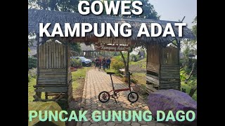 Gowes Ke Kampung Adat di Puncak Gunung Dago