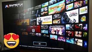 Gamefly - game streaming SmartTV LG - WebOS - Witcher 3, Hitman, MotoGP