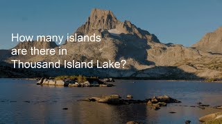 Thousand Island Lake, Sierra Mountains