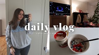 Daily vlog ~ new year reset & cleaning motivation