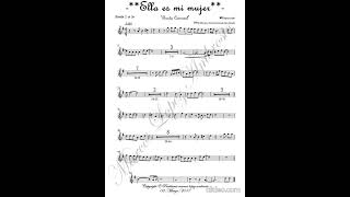 Ella es mi mujer banda carnaval (partitura)