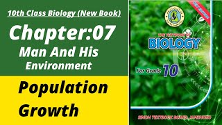 Population growth class 10 | Biology class 10 chapter 7| Class 10 new biology book