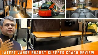 New vande bharat sleeper coach review | aswini vaishnaw #vandebharatexpress #indianrailways #railway