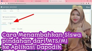 Cara Menambahkan Siswa Luar Dapodik