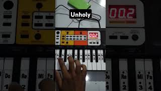 Unholy Piano Tutorial #tiktok