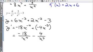 11-12 A Derivatives of Polynomial Functions - examples