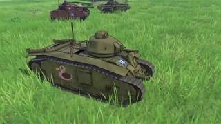 Girls und Panzer Dream Tank Match (English): Story Mode #9 w/ Video Bookmarks