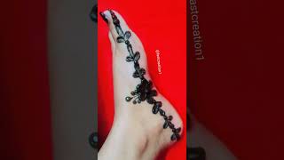 Amazing reverse leg mehndi।।beautiful foot mehndi design।।easy leg mehndi design।।latest mehndi