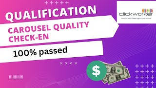 Carousel Quality Check - EN || Qualification answers || click worker uhrs qualification