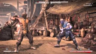 Mortal Kombat X Online Fights,Scorpion Vs Sub Zero!