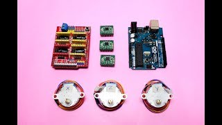 Basic Setup of GRBL CNC Shield + 28BYJ-48 Stepper motor + A4988