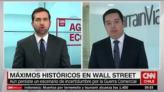 CNN Chile: LarrainVial Estrategia comenta máximos históricos en Wall Street