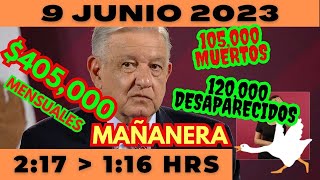 💩🐣 Conferencia de prensa matutina *Viernes 9 de Junio 2023* Presidente AMLO de 2:17 a 1:16.