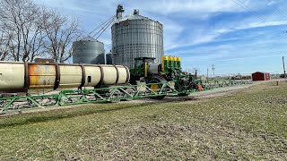 Top dressing wheat and flood water