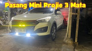 Pasang Mini Projie VL Pro di Hyundai Santa Fe