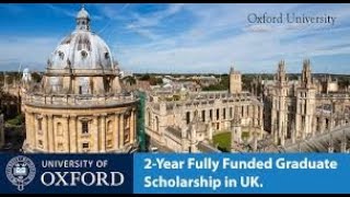 Oxford Graduate Scholarship 2021 Fully Funded