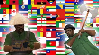 Big Smoke Order in different languages meme