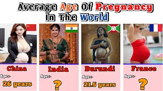 Average Age Of First Pregnancy by Country! किस देश मे सबसे कम उम्र मे औरत माँ बन जाती है #pregnancy