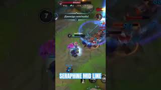 Seraphine Mid line #lol #wildrift #leagueoflegends #gaming #teamfights #games #riotgames