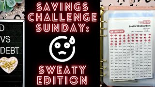 Savings Challenge Sunday: sweaty edition 🥵