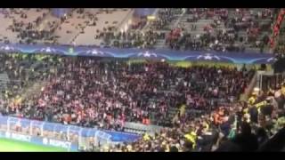 AS Monaco Fans chanting Dortmund after Bomb Attack! (BVB vs. Monaco)