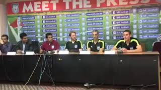 Bangladesh Football. Press conferences. SAFFSuzuki2018