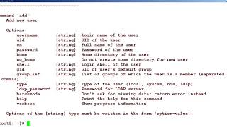 12.2    User Creation using YasT command