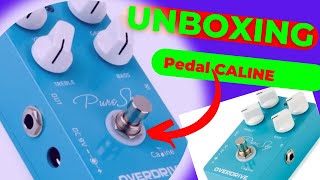 Pedal PURE SKY overdrive caline (UNBOXING)o AZULZINHO da galera🤣🤣#guitarra #caline #overdrive