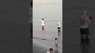 Suasana Mancing Di Dermaga Sanur, Pantai Matahari Terbit.