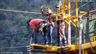 Like Son, Like Father 😍 - Bungee Jumping Cam 1 | Rishikesh | Jumpin Heights 83 Metres