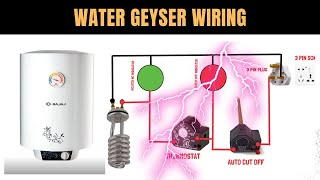 How to Wire a Water Geyser || Water Geyser Wiring Diagram.