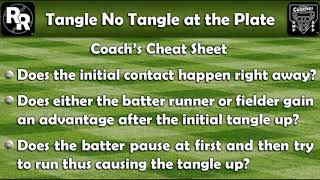 Training Video July 14th - Tangle Up at Home Plate & Runner's Lane Interference - Weekend Update