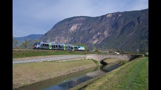 [4K] INVIO DIESEL TRENTO-BOLZANO #ferroviadelbrennero #brennerbahn #diesel #dieselpower #diesellok