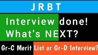 JRBT: What's Next? Gr-D Interview or Gr-C Merit List?!