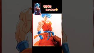 Goku Ultra Instinct Drawing🔥🔥🔥🔥🔥 #shorts #dragonball