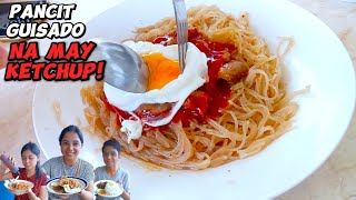 Pancit na may Ketchup?! | Pancit Maciang's | Food Hug: The Fam Vlog