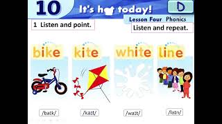 Level 2 - Unit 10 - Part D (Phonics) - It's hot today!