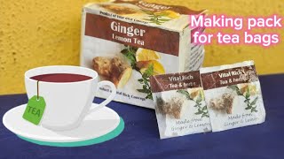 Making pack for tea bags