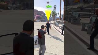 What If Aim On Cops In GTA Games  😱😱😱😳 -#aim #gta #cops