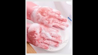 Magic Dishwashing Cleaning Sponge Gloves