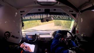 2015 Hellyer Rally SS2, Aidan Peterson - Gavin Johnstone. Daihatsu Charade