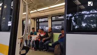 Tren partiendo desde La Estrella. Metro de Medellín