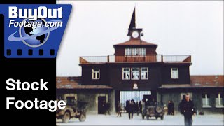 Buchenwald Nazi Concentration Camp Entrance and Inscription | Holocaust