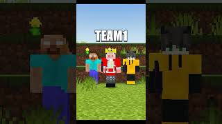 TEAM1 OR TEAM2...! 🤔 #shorts #minecraft