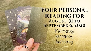 Your Personal Reading for August 31 to September 6, 2020